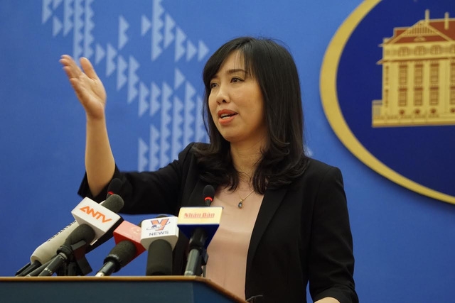  Người phát ngôn Bộ Ngoại giao Việt Nam Lê Thị Thu Hằng (Ảnh: Hữu Nghị) 