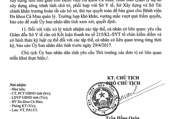 Ky luat bac si khong chiu lam giam doc benh vien huyen hinh anh 2