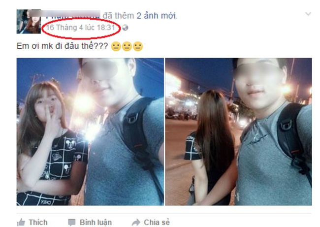  Một thanh niên đăng ảnh tự sướng cùng nữ sinh Ninh Bình mất tích hơn 3 tuần - Ảnh 1.
