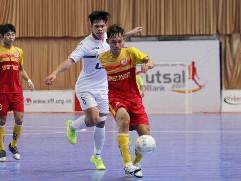 Thái Sơn Nam vô địch lượt đi giải futsal VĐQG HDBank 2017 - ảnh 1