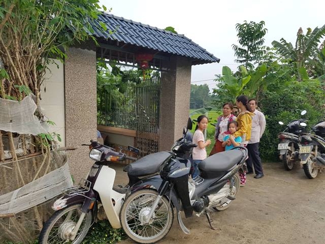  Ngôi nhà nạn nhân nơi phát hiện sự việc. Ảnh: N.T 