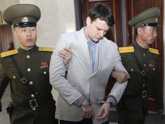  Otto Warmbier, một sinh viên Mỹ cũng đang bị giam giữ tại Triều Tiên. (Ảnh: Getty) 