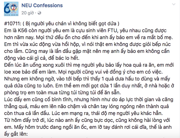 Bị người yêu và cả mẹ người yêu chán vì... không biết gọt dứa! - Ảnh 1.