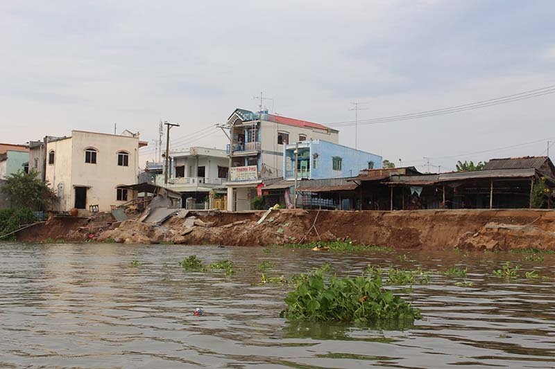Đồng Tháp, An Giang, sạt lở, sạt lở ở miền tây, nhà dân bị hà bá cuốn