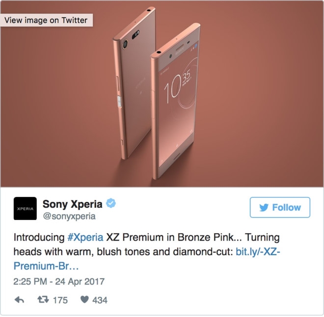 Sony Xperia XZ Premium se co mau hong anh dong hinh anh 1