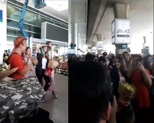 'Co gai xinh nhat mang xa hoi' vua dat chan den Sai Gon hinh anh 1