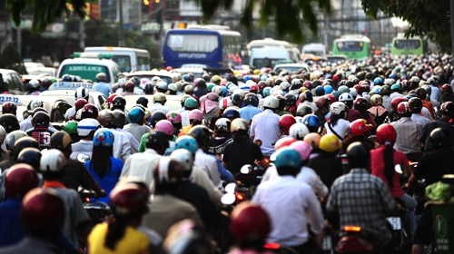 Kết quả hình ảnh cho TPHCM hạn chế xe máy