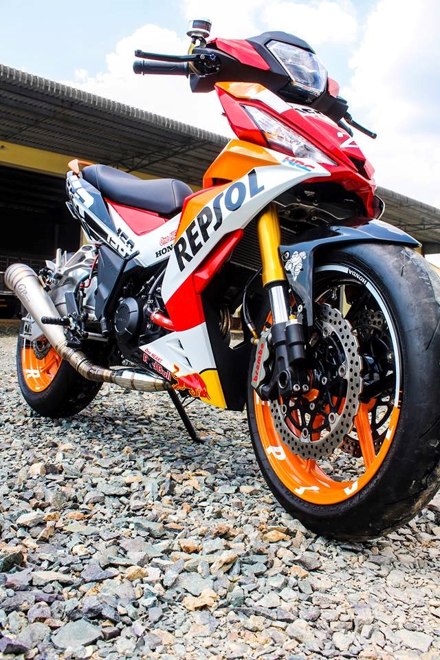 Honda Winner 150 do do choi khung cua biker Tay Ninh hinh anh 2