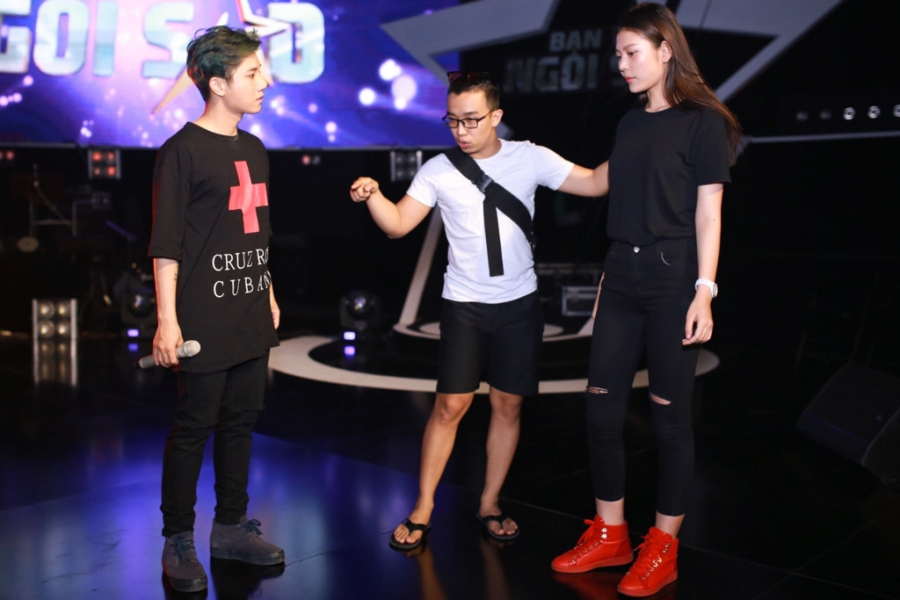 Chung Huyen Thanh The Face xuat hien trong chuong trinh thi hat hinh anh 3