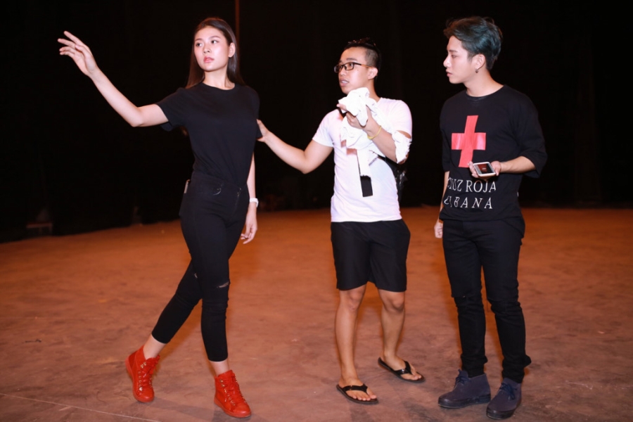 Chung Huyen Thanh The Face xuat hien trong chuong trinh thi hat hinh anh 4