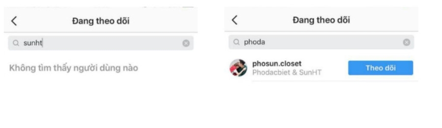 Pho Dac Biet va Sun HT bo theo doi nhau tren Instagram hinh anh 1