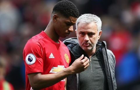 Mourinho khong muon Marcus Rashford du giai U21 chau Au.
