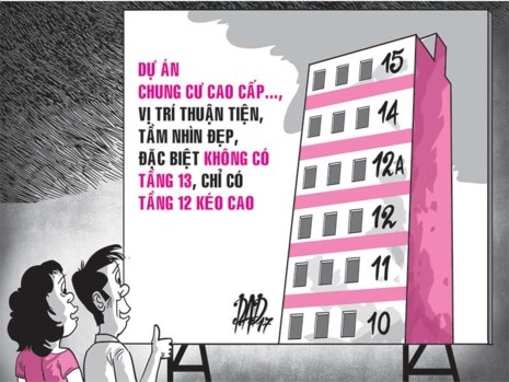 Khóc, cười chuyện mua căn hộ tầng 13 - ảnh 1