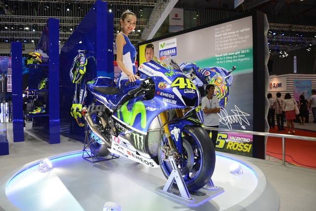TRỰC TIẾP: Yamaha đem dàn xe khủng đến triển lãm VMCS 2017, điểm nhấn là mẫu concept Glorious - Ảnh 4.