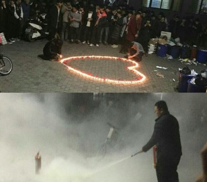 Chang trai nhan cai ket dang khi cau hon giua chon dong nguoi hinh anh 5