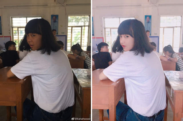 Loat anh truoc va sau khi photoshop cua con gai 'gay bao' mang hinh anh 6