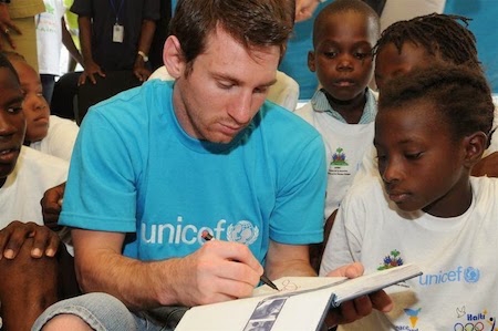 Messi luôn nỗ lực vận động kêu gọi hoà bình tại Syria