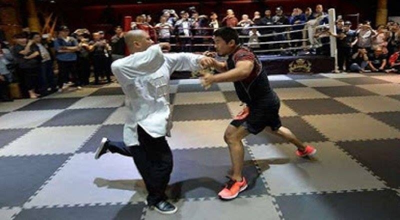 Võ sư Thái Cực Quyền bị đo ván 10 giây còn quá may hình ảnh 1 vo su thai cuc quyen bi do van 10 giay con qua may hinh anh 1