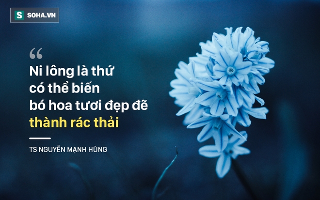 TS Nguyễn Mạnh Hùng: Tại sao tôi không thích được nhận hoa? - Ảnh 1.