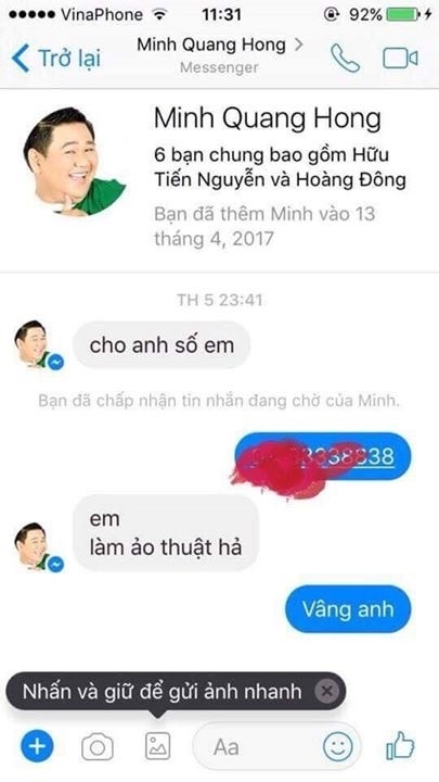 Minh Béo, Minh Béo gạ tình, scandal Minh Béo, sao Việt