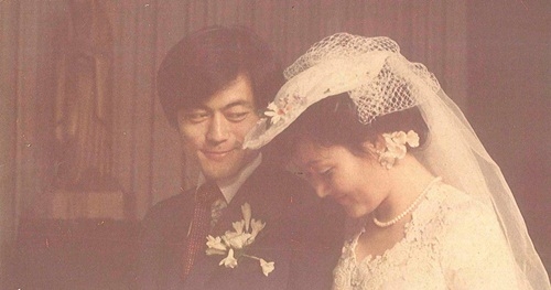 Đám cưới của Moon Jae-in và Kim Jung-sook. Ảnh: QQ.com