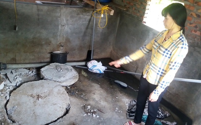  Khu vực hầm biogas khiến 3 anh em ruột tử vong. Ảnh: Đ.Tuỳ 