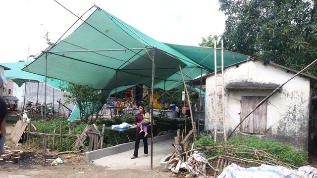  Căn nhà 3 anh em ruột tử vongTăng Văn Đượm, Tăng Văn Đươm và Tăng Văn Đới ngập tràn đau thương 