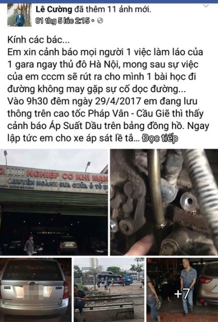  Chia sẻ của anh Lê Cường nhận được sự chú ý đặc biệt trên mạng xã hội. 