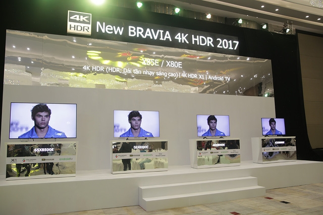 Sony cũng giới thiệu loạt TV tầm trung khác trong năm 2017