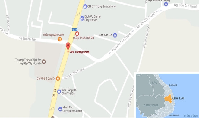 Co gai vang len via he sau vu va cham voi xe ban tai hinh anh 2
