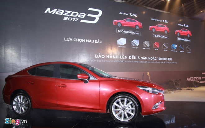 Mazda 3 2017 ra mat o Viet Nam, tang 30 trieu so voi ban cu hinh anh 1