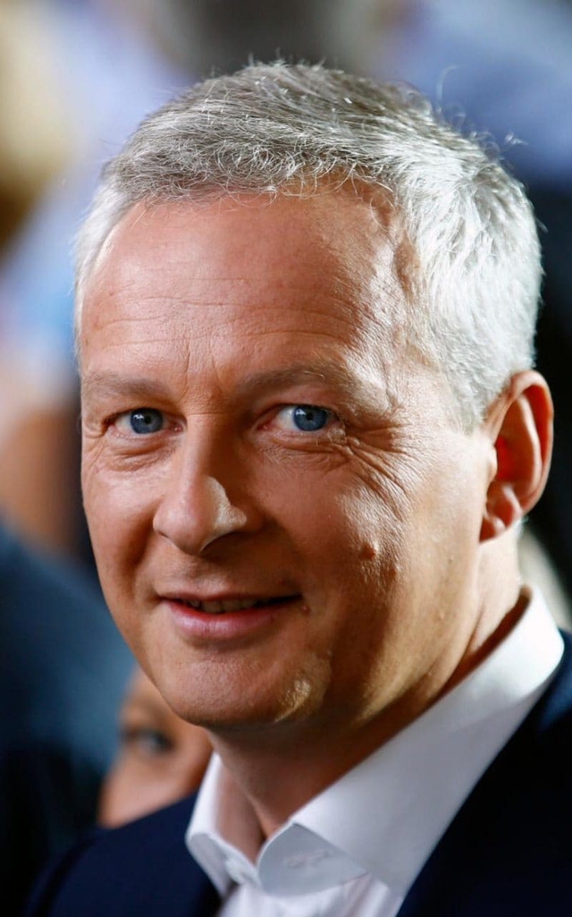 Tân Bộ trưởng Kinh tế Bruno Le Maire (Ảnh: AFP)