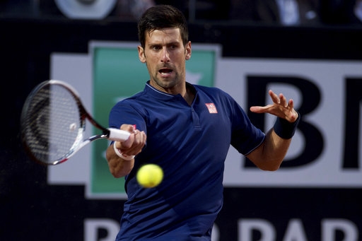  Djokovic có chút sa sút nhẹ nên bị thua trận 