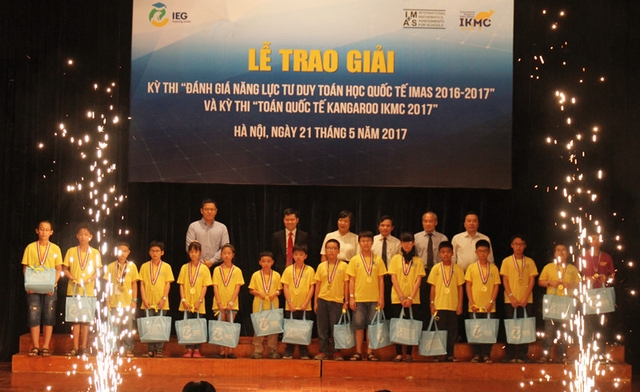 Kỳ thi IMAS tìm ra 19 HCV, 33 HCB và 56 HCĐ.