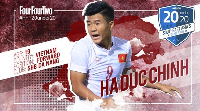 Hà Đức Chinh được tạp chí 442 đánh giá trong top 20 tài năng trẻ Đông Nam Á.