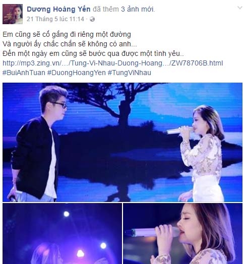 duong hoang yen, vu ha anh chia tay sau 7 nam yeu nhau? hinh anh 1