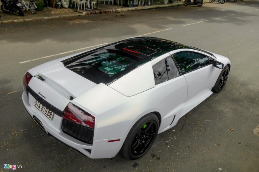 Lamborghini Murcielago LP640 xanh com doc nhat VN doi mau hinh anh 2