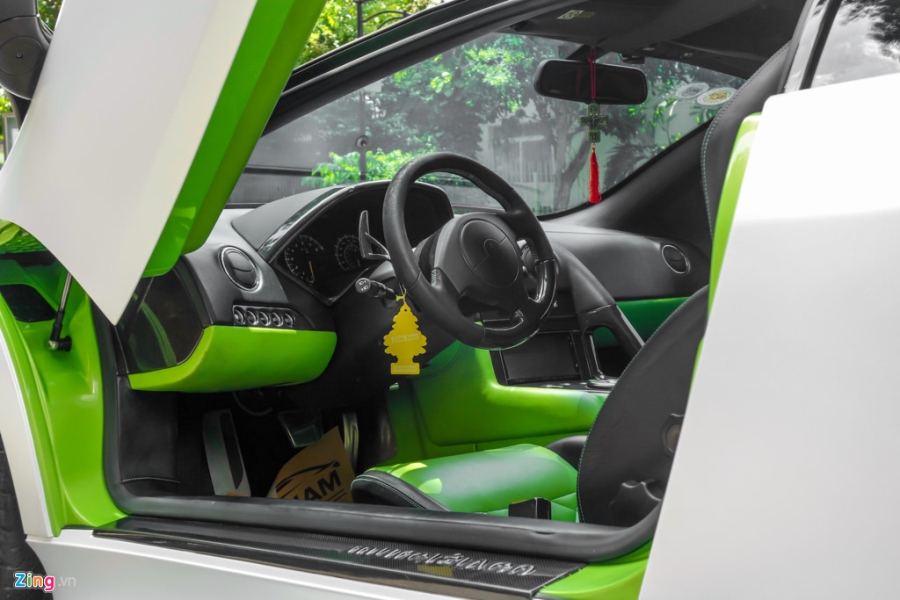Lamborghini Murcielago LP640 xanh com doc nhat VN doi mau hinh anh 6