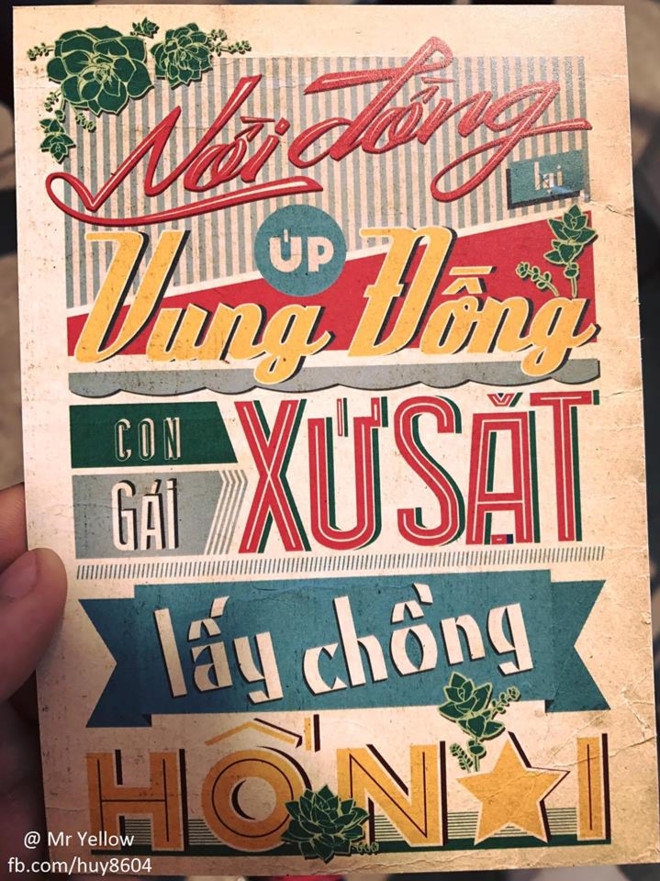 Thiep cuoi theo phong cach hoai co 'Co Ba Sai Gon' hinh anh 1