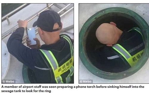 Tìm được nhẫn kim cương giá gần cả tỉ sau khi rơi vào toilet máy bay - ảnh 2