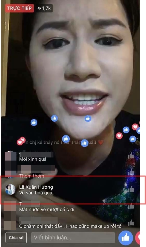 pha le ung ho trang tran chui mang nghe si xuan huong