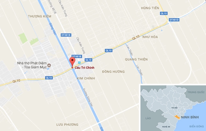 Xe khach dam 1 nguoi chet, 1 nguoi vang xuong song mat tich hinh anh 2