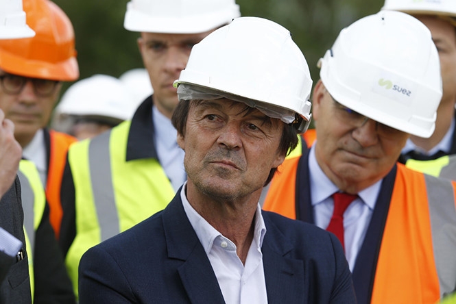 Bộ trưởng Môi trường Pháp Nicolas Hulot /// Reuters