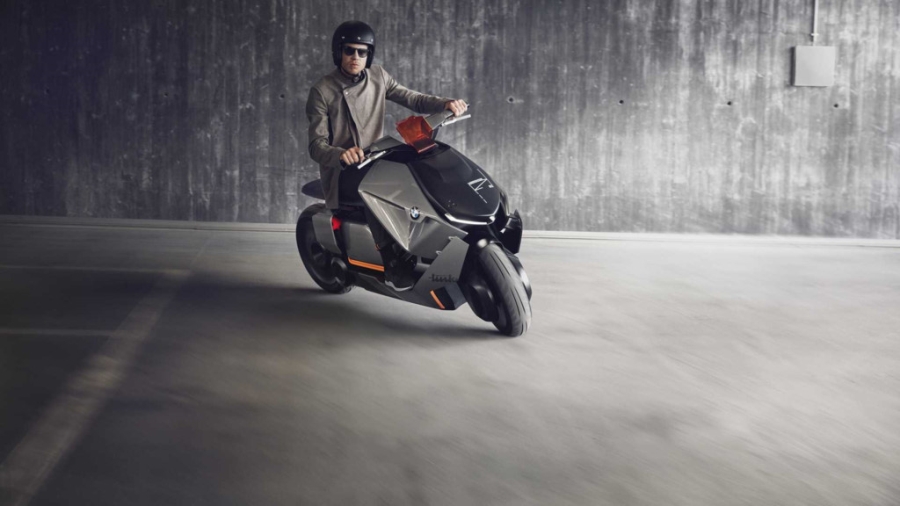 BMW gioi thieu xe may dien tuong lai hinh anh 4