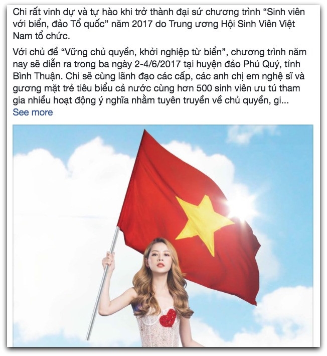 Chi Pu, Cat Tuong huong ve bien dao que huong hinh anh 1