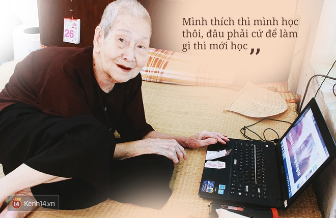 Gặp cụ bà 97 tuổi được phong sành sỏi Internet nhất Việt Nam: Tôi bị ung thư 3 năm nay, nhưng còn sức thì còn học! - Ảnh 2.
