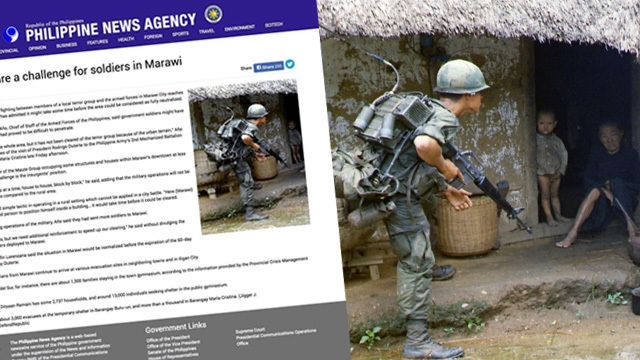 Đưa tin về Marawi, thông tấn xã Philippines nhầm ảnh… Việt Nam 