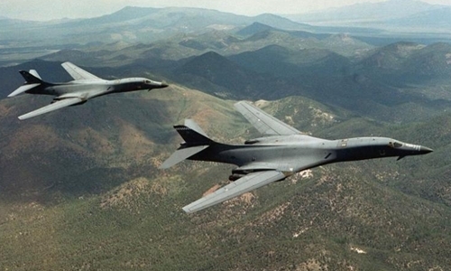 Máy bay ném bom chiến lược B-1B của Mỹ. Ảnh: Reuters