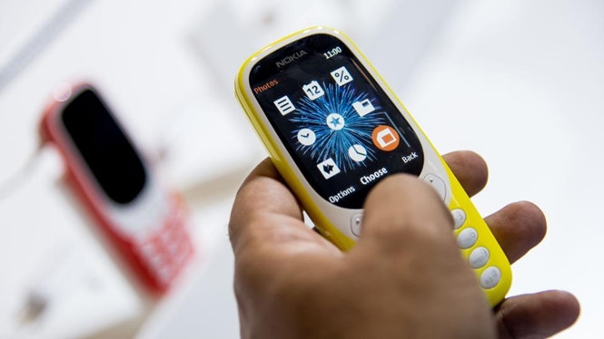 Nokia 3310 sẽ có thêm tùy chọn hỗ trợ kết nối mạng 3G /// Ảnh: AFP