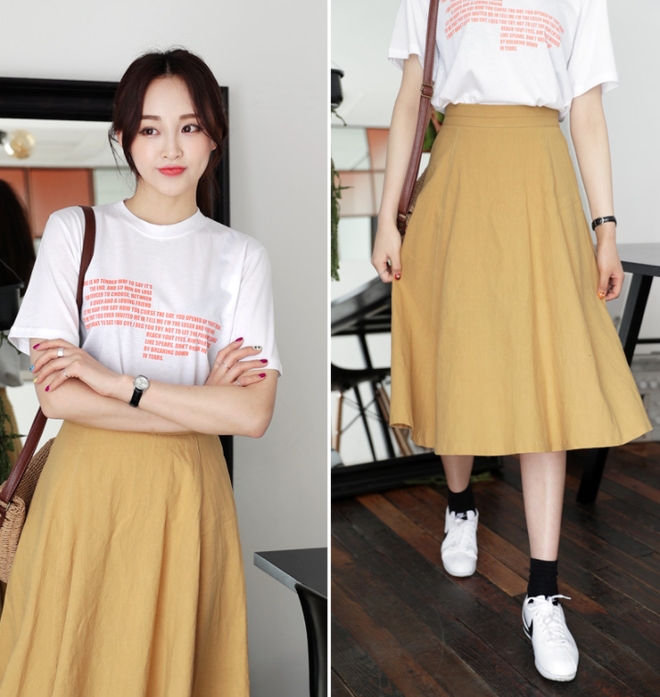 Tưởng không liên quan nhưng váy và giày sneakers lại hợp nhau ra phết! - Ảnh 9.